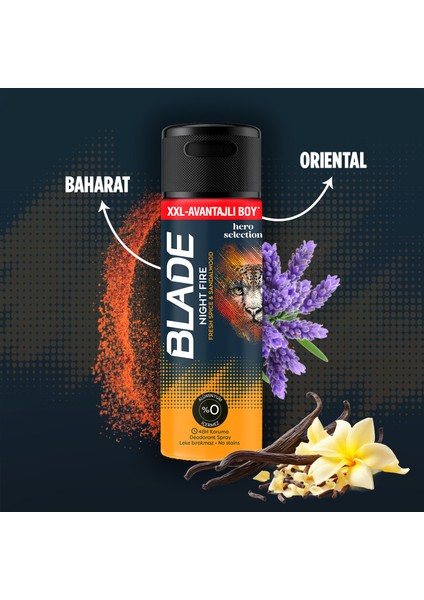 Night Fire Erkek Deodorant 6X200 ml Leke Bırakmaz indirimleri