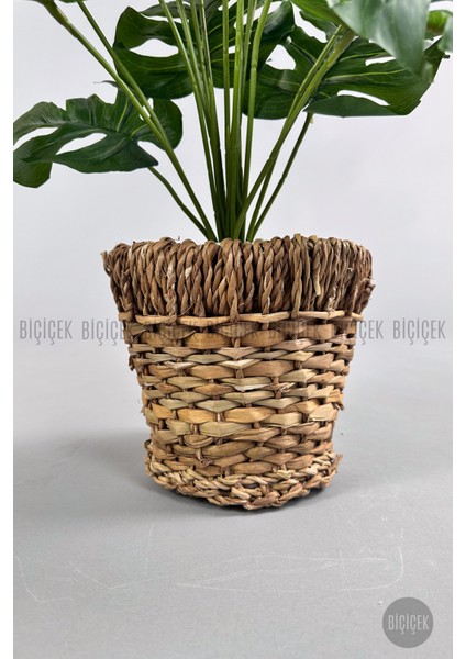 Yapay Monstera Deve Tabanı 65-70 cm Hasır2 modelleri