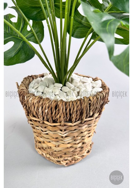 Yapay Monstera Deve Tabanı 65-70 cm Hasır2 indirimleri