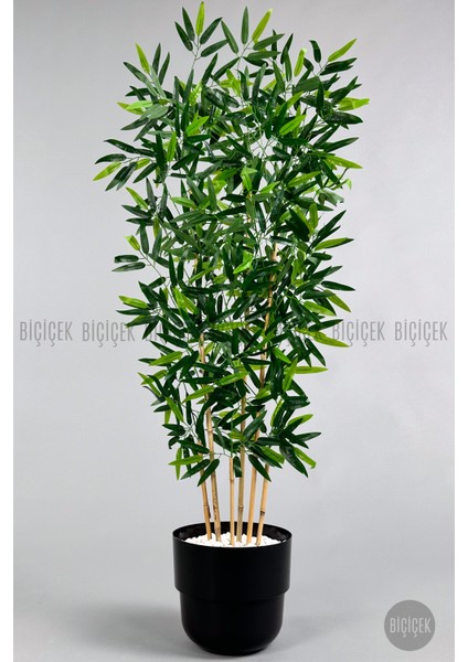 Yapay Bambu Ağacı 6 Dallı 150 cm Yoğun Yapraklı Kuple Saksıda modelleri