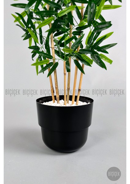 Yapay Bambu Ağacı 6 Dallı 150 cm Yoğun Yapraklı Kuple Saksıda fırsatları