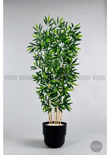 Yapay Bambu Ağacı 6 Dallı 150 cm Yoğun Yapraklı Kuple Saksıda indirimleri