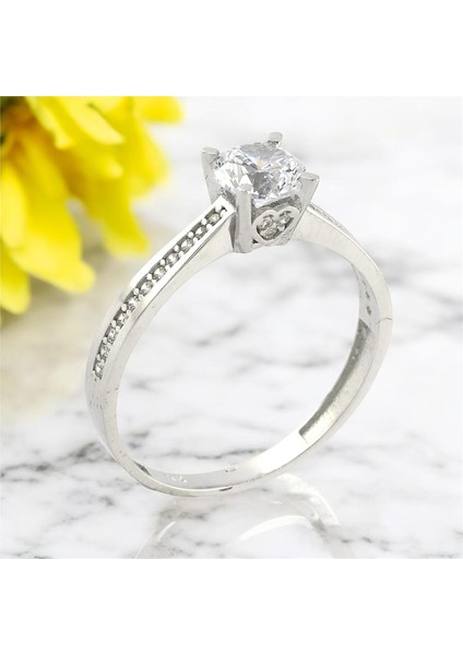 14 Ayar Altın Tektaş Yüzük - 0201188 fiyatları