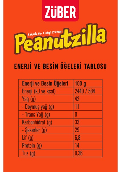 Peanutzilla Kakaolu Fıstık Kreması + Nutzilla Fındık Kreması fiyatları