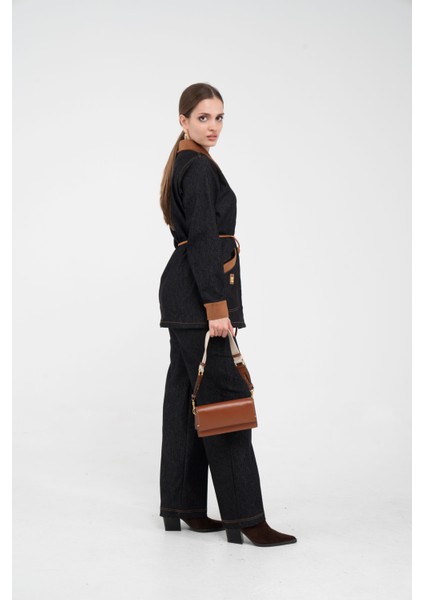 Tokalı Kemer Detaylı Çift Parça Kadın Takım 1755