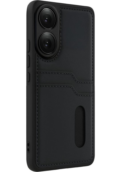 A38 Sara Kartvizitli Deri Kılıf - Siyah modelleri