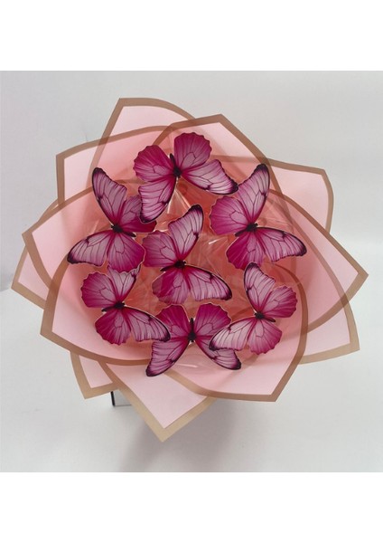 7'li Pembe Kelebek Led’li Dekoratif Buket fiyatları