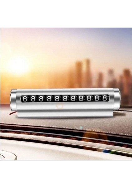 Alüminyum Kasa Gri Renk Çevirmeli Araç Içi Telefon Numaratörü Park Oto Numaratörü (5314) indirimleri