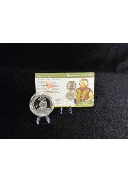 Iv. Mehmed – Osmanlı Padişahları Serisi No:19 Gümüş Hatıra Sikkesi (Darphane, 925 Ayar, Proof) fiyatları