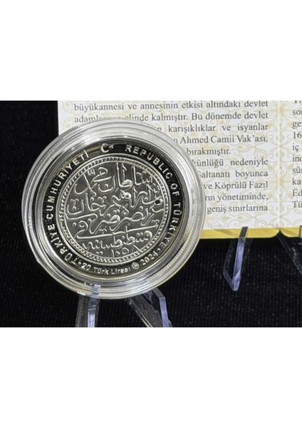 Iv. Mehmed – Osmanlı Padişahları Serisi No:19 Gümüş Hatıra Sikkesi (Darphane, 925 Ayar, Proof) indirimleri