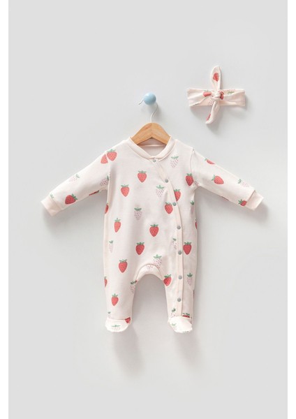 Organik Kumaş Çilek Tulum