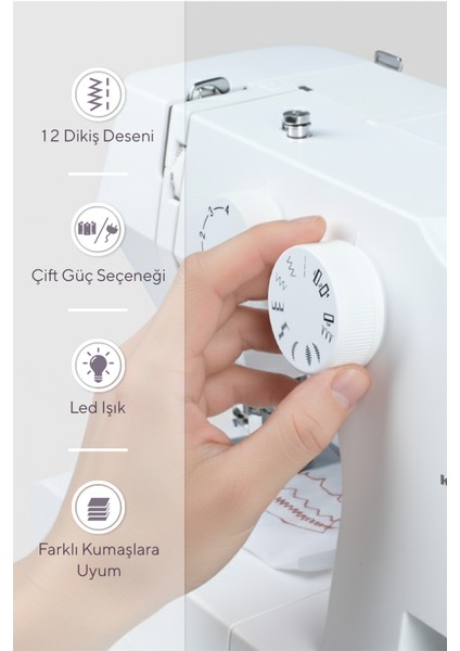 Dikiş Makinesi HSEWM-02 modelleri