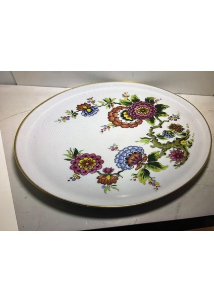 29,5 cm Çapında Bareuther Waldsassen Bavaria Porselen Tepsi