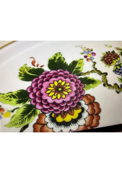 29,5 cm Çapında Bareuther Waldsassen Bavaria Porselen Tepsi