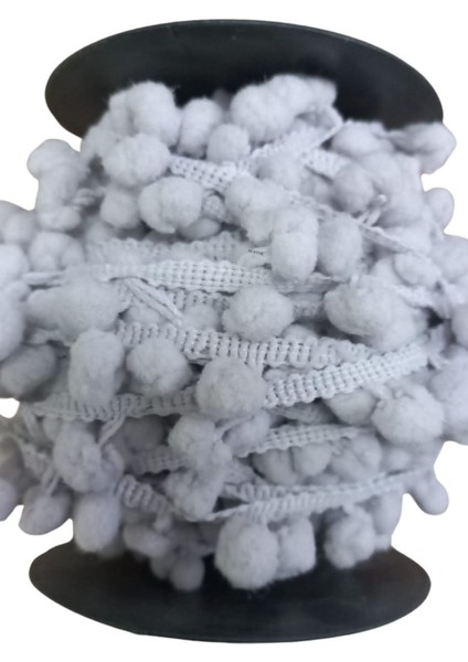 Sıralı Ponpon 1 Metre Kahverengi