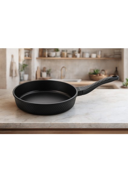 20 cm Siyah Granit Kaplama Yapışmaz Tava modelleri