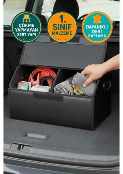 Oto Bagaj Çantası Araç Bagaj Organizeri 50X30X30 cm