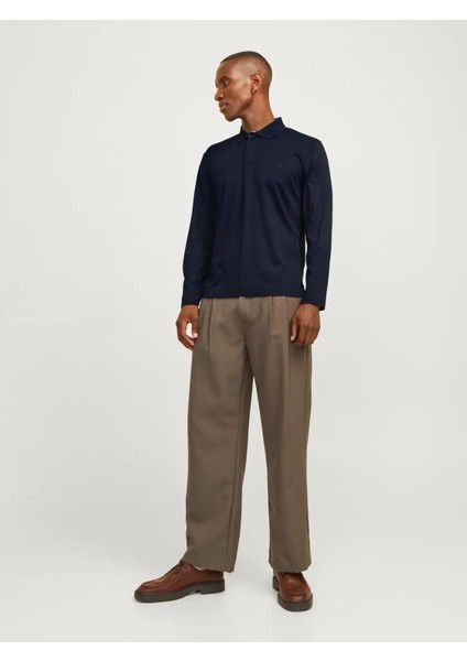 Jprccrodney Ls Polo Yaka Lacivert Erkek Sweat Shirt 12259645 indirimleri