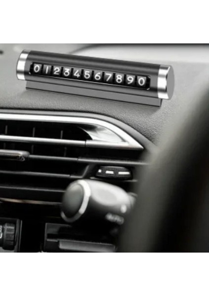 Alüminyum Kasa Siyah Renk Çevirmeli Araç Içi Telefon Numaratörü Park Oto Numaratörü (5314) indirimleri