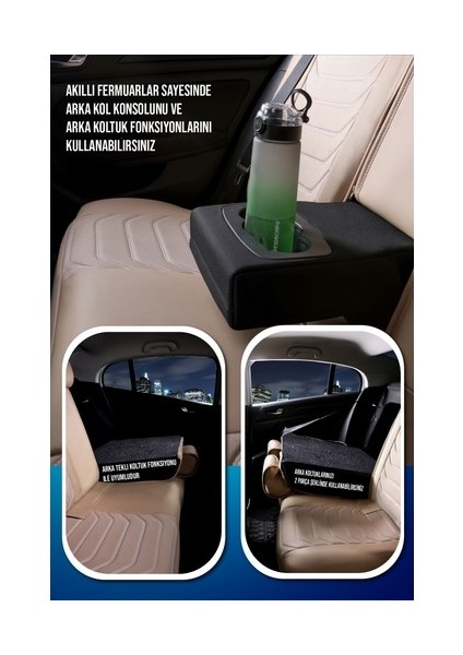 Aldysm Land Rover Freelander Uyumlu Lüx Deri Oto Koltuk Kılıfı Ön Arka Takım Sports Model Bej indirimleri