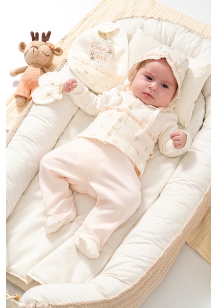 Rose Girl %100 Organik Pamuk Kız Bebek 5'li Hastane Çıkış Seti fiyatları