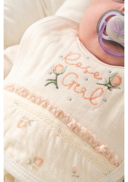 Rose Girl %100 Organik Pamuk Kız Bebek 5'li Hastane Çıkış Seti modelleri