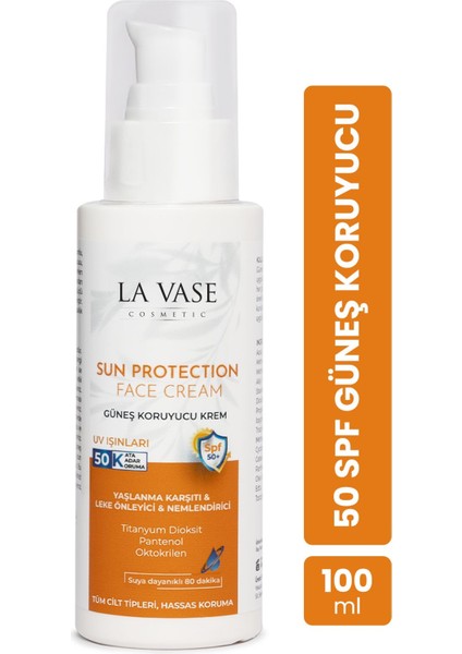 SPF 50+ Leke ve Yaşlanma Karşıtı Güneş Kremi