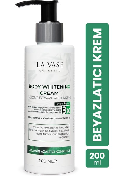 Vücut Beyazlatıcı Krem