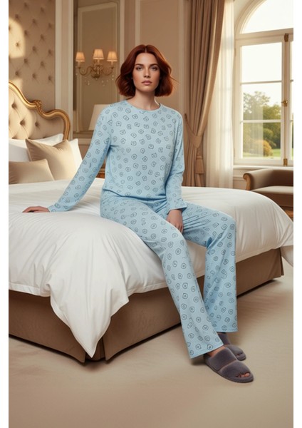 Kadın Ayıcıklı Pamuklu Pijama Takımı Fonksiyonel Dayanıklı Kaliteli Konforlu Estetik Rahat modelleri