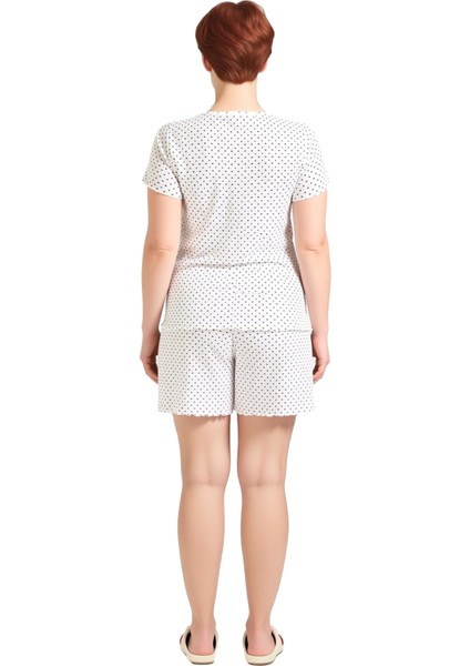 Kalp Desenli Düğmeli Kaşkorse Pijama Takımı Kadın Fonksiyonel Dayanıklı Kaliteli Konforlu Şık indirimleri