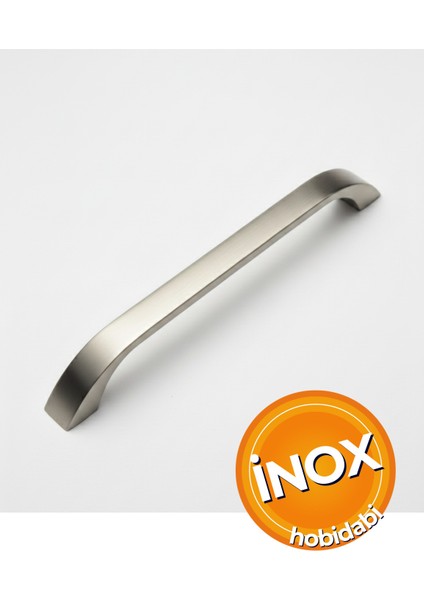 128 mm Metal Göksu Inox Kulp Tv Ünitesi Kulbu Mobilya Çekmece Vestiyer Mutfak Dolap