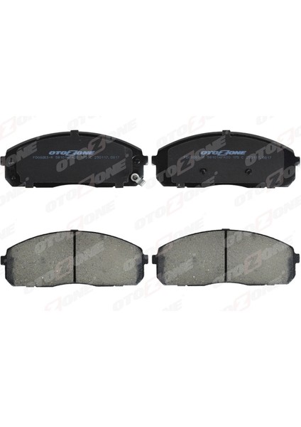 Mtxdpn Ön Fren Balata Hyundai H100 2.5l Kamyonet 04- / Kia K2500 D4cb Kamyonet 12- / K2900 08-