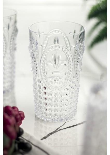 Akrilik Şeffaf 6'lı Uzun Bardak & Su Meşrubat Bardağı 750 ml ( Büyük Boy & Cam Değildir ) fiyatları