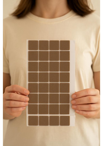 32’li Yapışkanlı Mobilya Masa Sandalye Parke Zemin Ayak Koruyucu Kaydırmaz Keçe modelleri