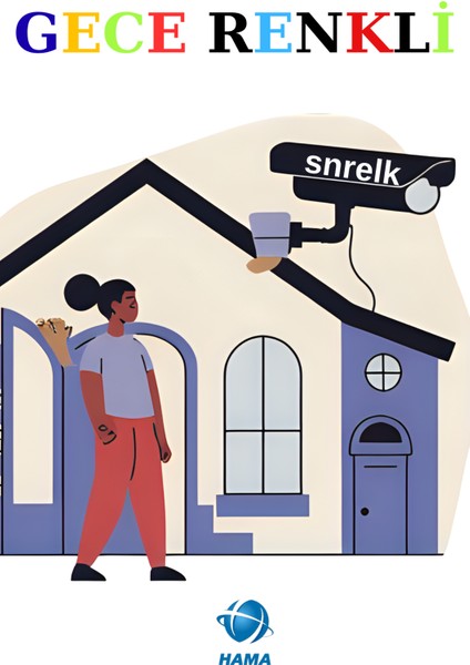 Sencrom 4'lü 6x Warm LED 1080P Gece Renkli Su Geçirmez Güvenlik Kamera Set fiyatları