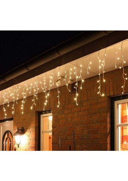 20 Metre Perde LED Işık Birbirine Ek Yapılabilir Dekoratif Saçak LED Aydınlatma Iç-Dış Mekan 8 Animasyonlu