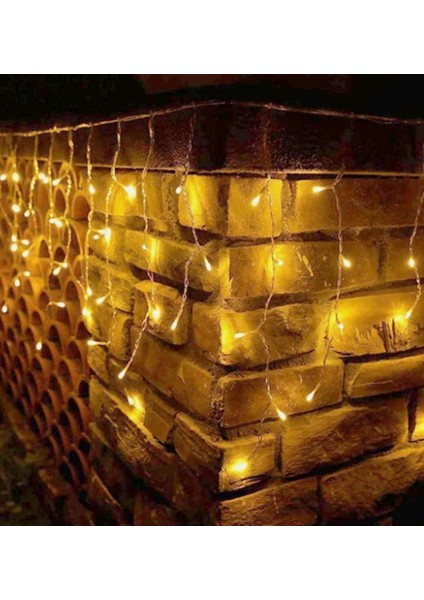 20 Metre Perde LED Işık Birbirine Ek Yapılabilir Dekoratif Saçak LED Aydınlatma Iç-Dış Mekan 8 Animasyonlu modelleri