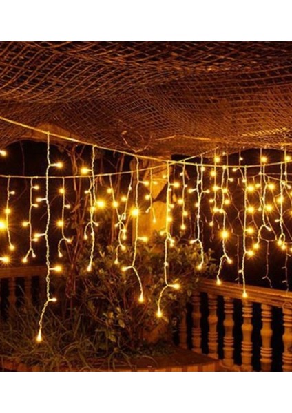 20 Metre Perde LED Işık Birbirine Ek Yapılabilir Dekoratif Saçak LED Aydınlatma Iç-Dış Mekan 8 Animasyonlu fırsatları