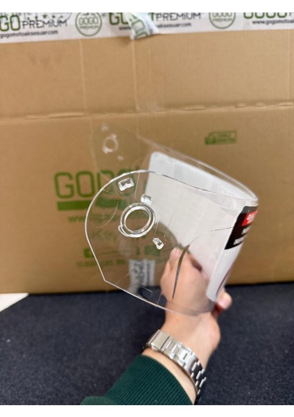 Çene Açılır Kask Vizörü Şeffaf fiyatları