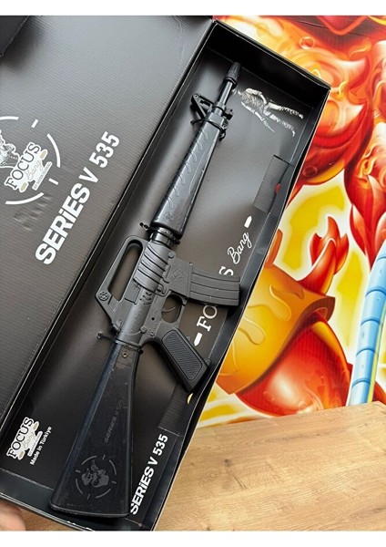 Komando Tüfeği 65CM Oyuncak Uzun Namlulu Silah Kapsül Patlatan Silah Pubg M4A1 Silah