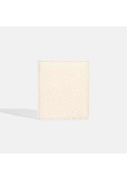 Kadın Beyaz D Logolu Deri Cüzdan fırsatları