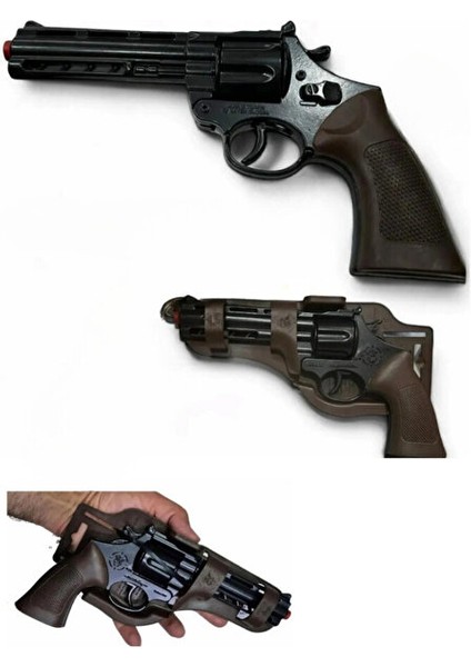 Kapsül Patlatan Tabanca Revolver Demir Silah 8 Kapsül Mantar Patlatan Tabanca Revolver Silah fiyatları