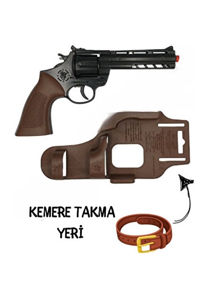 Kapsül Patlatan Tabanca Revolver Demir Silah 8 Kapsül Mantar Patlatan Tabanca Revolver Silah fırsatları