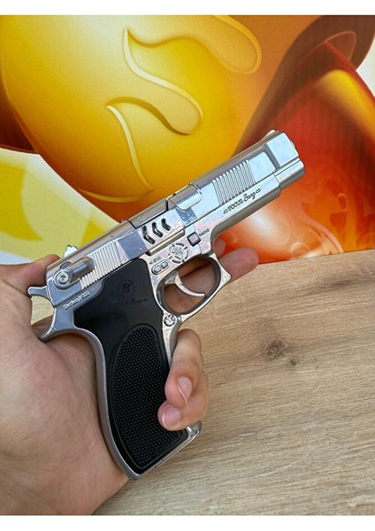 Kapsül Patlatan Tabancası Komple Parlak Demir Kapsül Patlatan Metal Tabanca Oyuncak Silah fiyatları