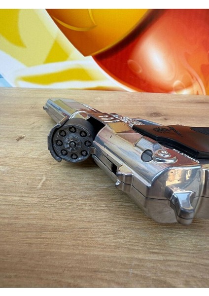 Kapsül Patlatan Tabancası Komple Parlak Demir Kapsül Patlatan Metal Tabanca Oyuncak Silah fırsatları