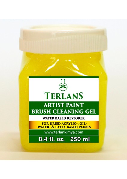 Sanatsal Boya ve Fırça Temizleme Jeli 250 ml