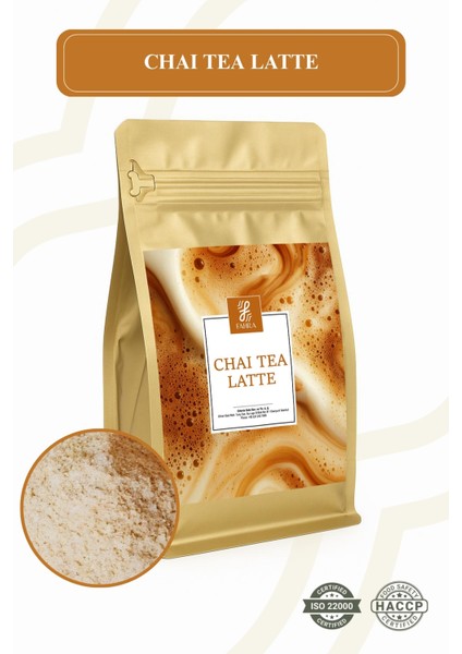 Chai Tea Latte Tozu 250G – Baharatlı Sütlü Çay Karışımı, Hazır Toz Içecek