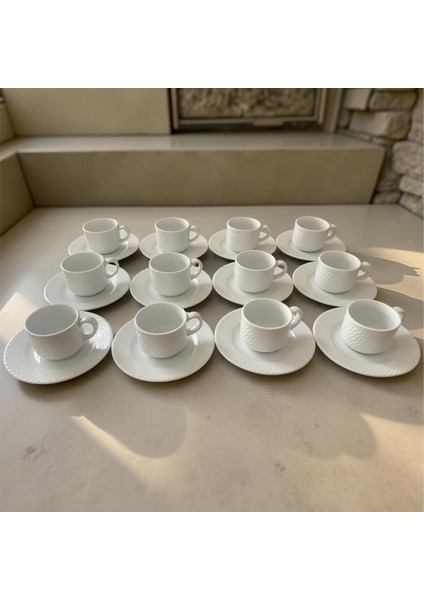 Türk Kahvesi Fincani 12 Adet 24 Parca