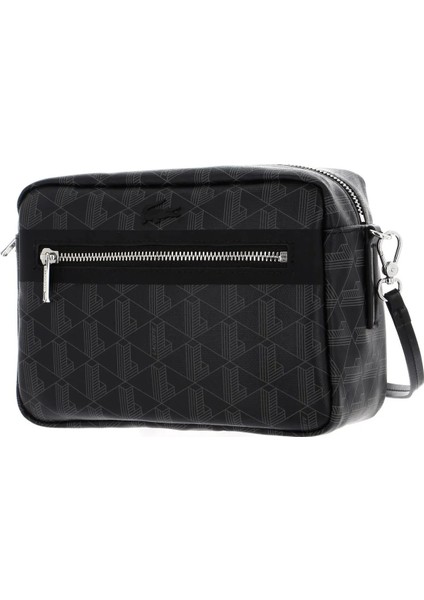 Schultertasche Zel Shoulder Bag Monogram Noir Gris Schwarz