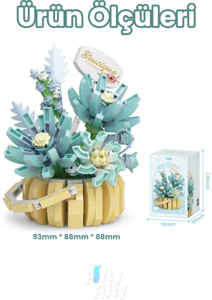 Panlos Boutıque Serisi Mini Çiçek Buketi 562 Parça Oyuncak Yapım Seti -FFP1090 fiyatları